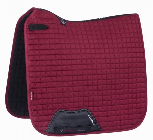 Suede Dressage Square Mulberry