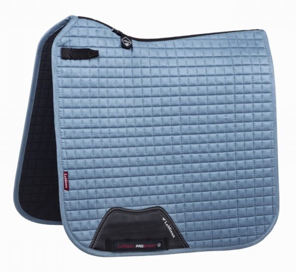 Suede Dressage Square Ice Blue
