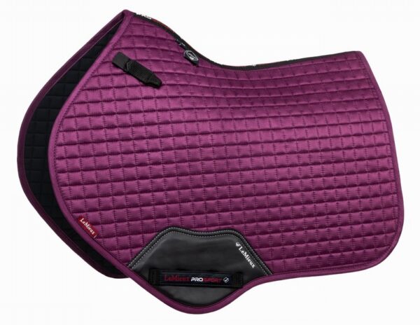 Suede Close Contact Square Plum