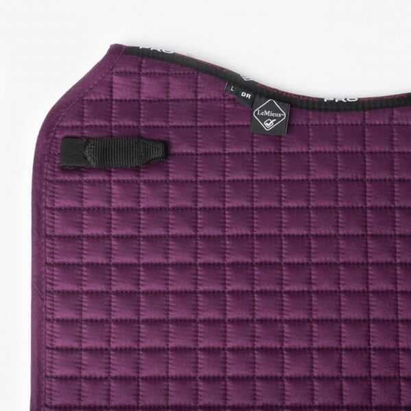 Suede Dressage Square Plum - Image 2
