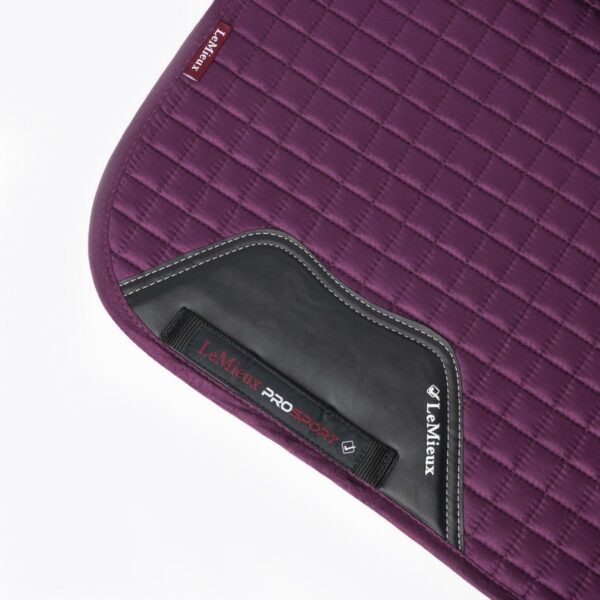 Suede Dressage Square Plum - Image 3
