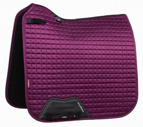 Suede Dressage Square Plum