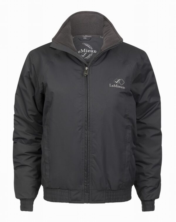 Team LeMieux Waterproof Jacket Grey - Image 4