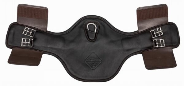 GelTek Anatomic Curve Short Stud Girth Brown 55/22" - Image 2