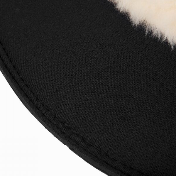 Fleece WrapRound Over Reach Boots Black/Natural - Image 2