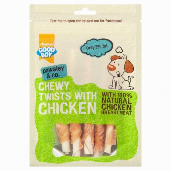 Good Boy Paws Chicken Twists