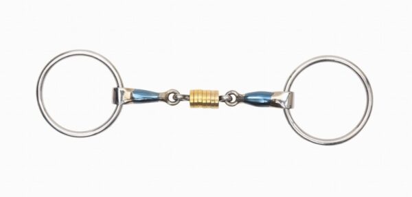 Blue Sweet Iron Loose Ring With Roller