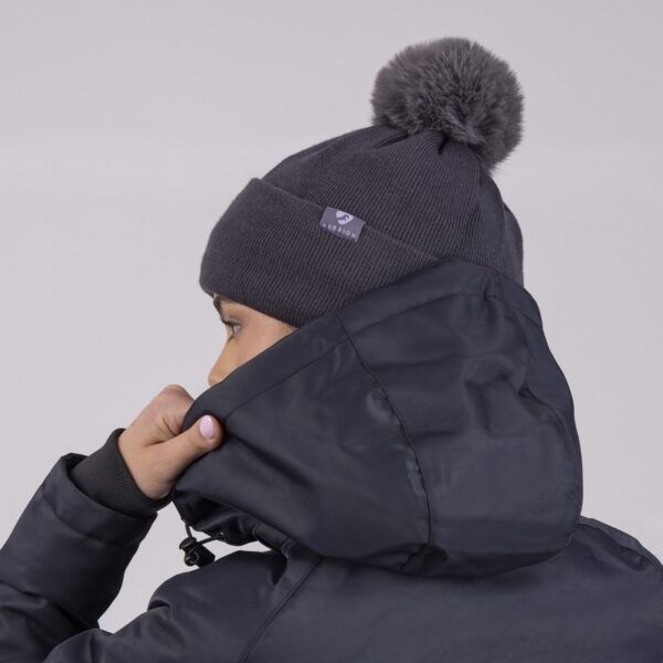 Aubrion Halcyon Long Coat Charcoal - Image 3