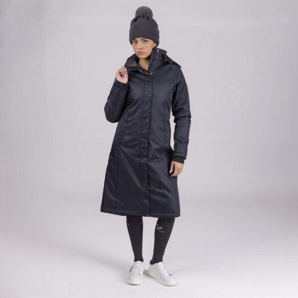 Aubrion Halcyon Long Coat Charcoal - Image 2