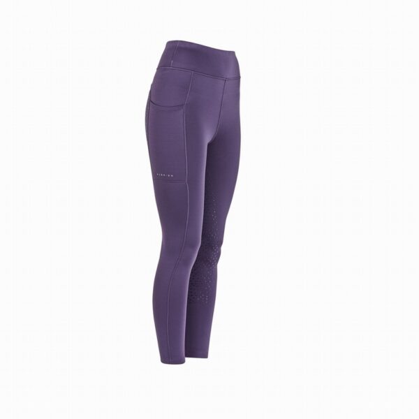 Aubrion Shield Winter Riding Tights Purple