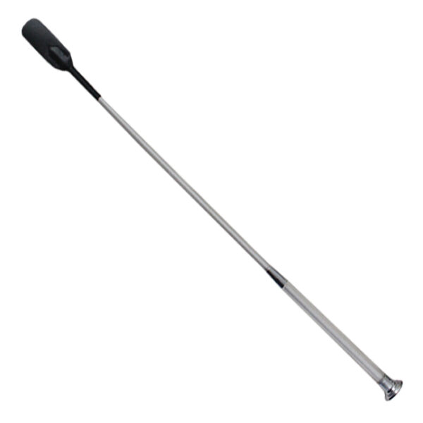 Gel Fusion Riding Whip 60cm Brushed Steel