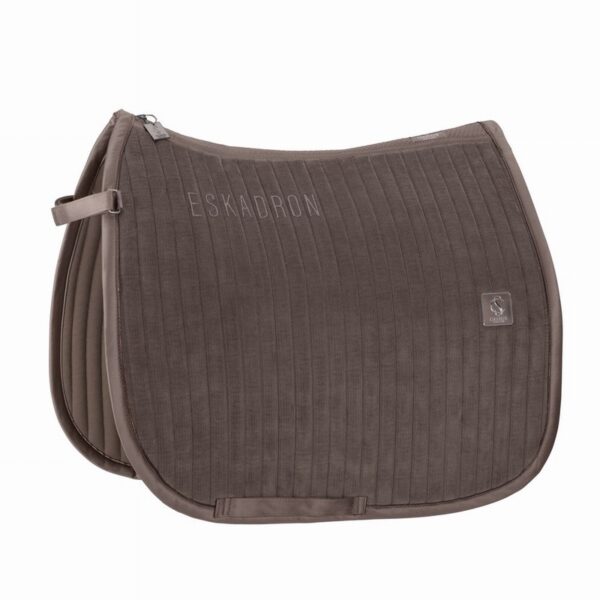Cord Emblem Saddle Cloth Smoke Taupe
