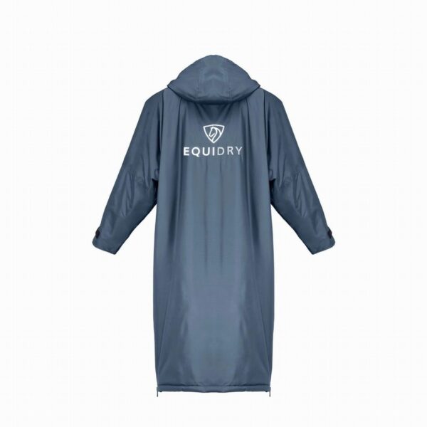 Equidry All Rounder with Fleece Hood Steel Blue/Grey - Image 2