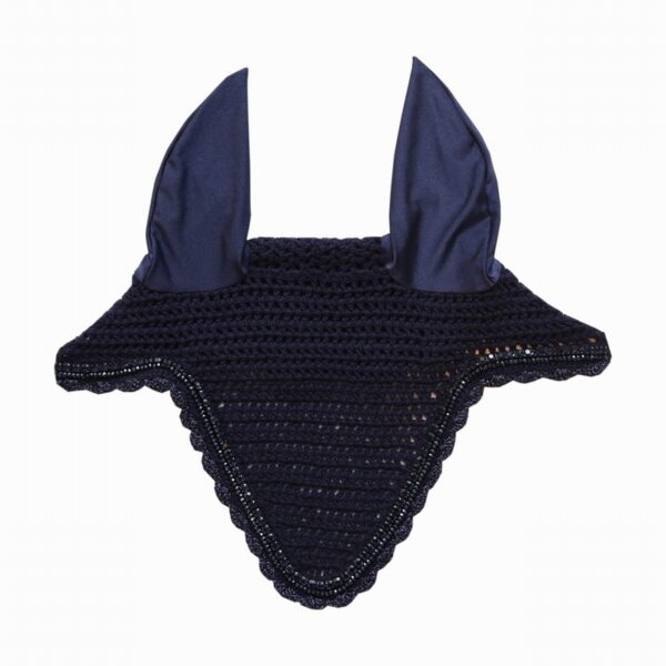 Kentucky Fly Veil Wellington Stone & Pearl Dark Navy