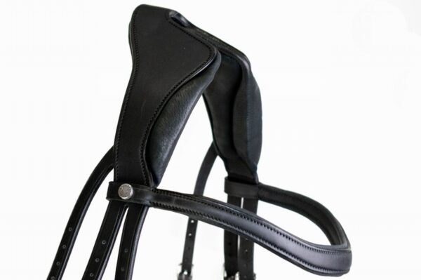 Precision Crank Noseband Bridle Black - Image 4
