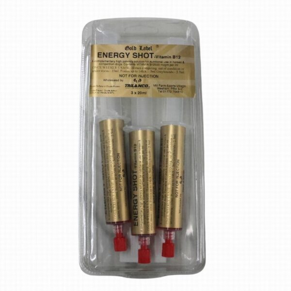 Gold Label Energy Shot 3 x 20ml Syringe
