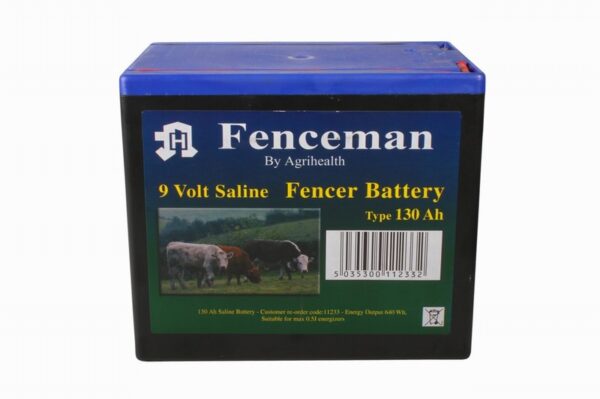 Fenceman 9v Alkaline 130Ah