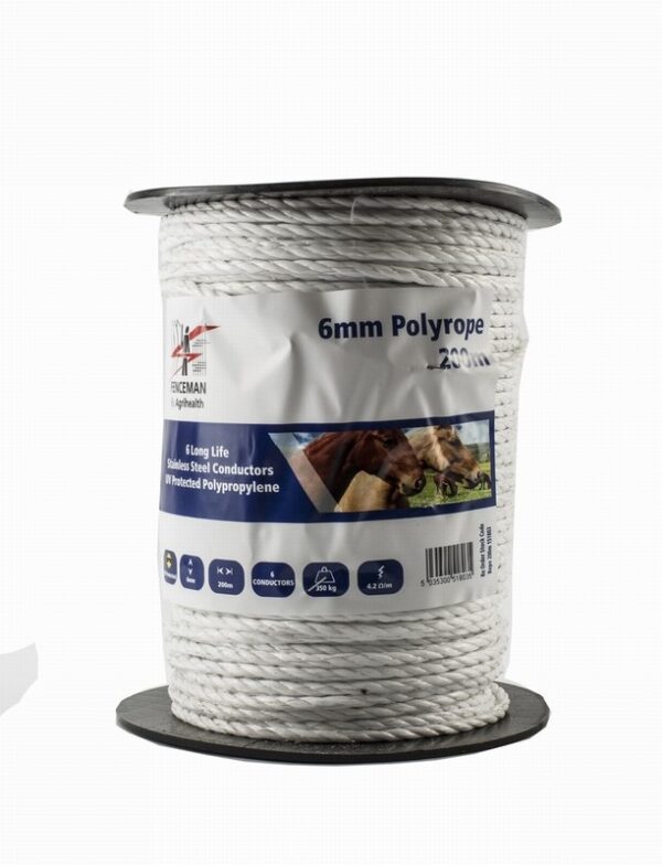 Fenceman Fence POLYROPE - 200M 6mm