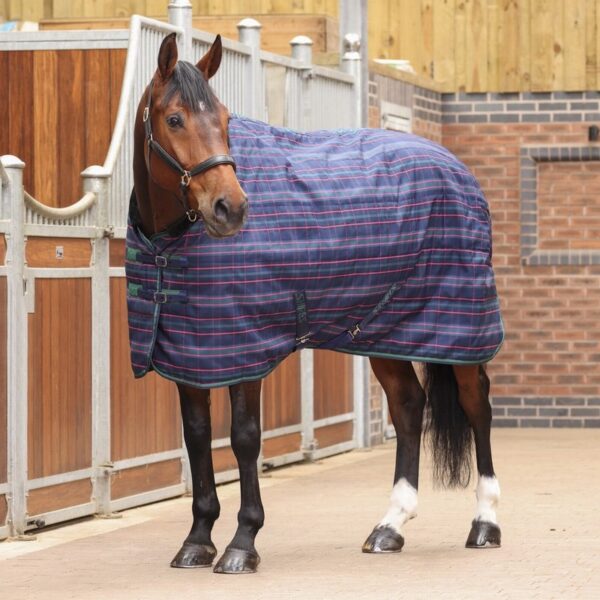 Tempest Plus 100 Stable Rug Navy Tartan