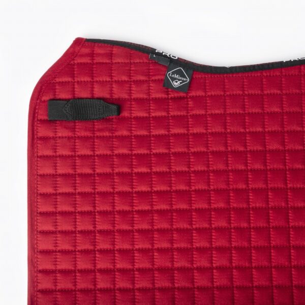 Suede Dressage Square Chilli red - Image 4