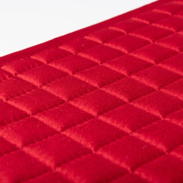 Suede Dressage Square Chilli red - Image 3